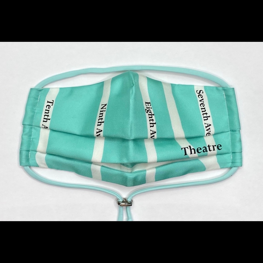 Luxury Face Mask Handcrafted With Designer Scarf, Manhattan Theatre District